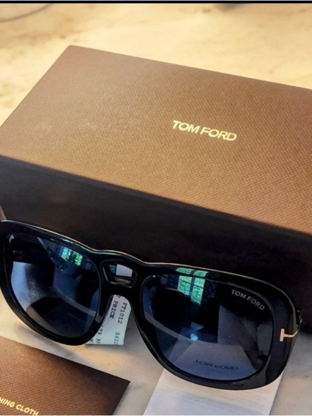 NWT Tom Ford Black Sunglasses